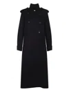 Khaite Donna Double-breasted Coat In Black