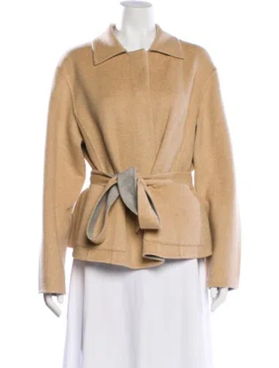 Pre-owned Khaite Wool Jacket In Neutral
