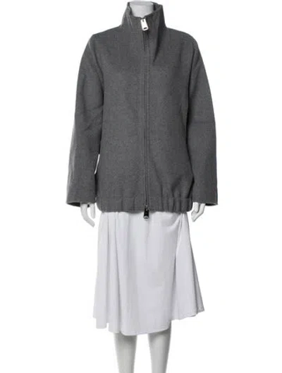 Pre-owned Khaite Wool Jacket W/ Tags In Grey