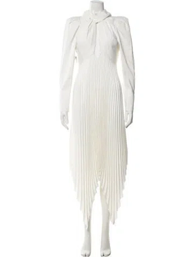 Pre-owned Khaite Wool Midi Length Dress In Blue