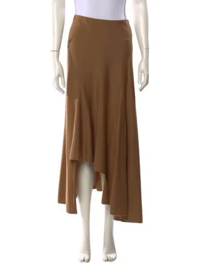 Pre-owned Khaite Wool Midi Length Skirt W/ Tags In Neutral