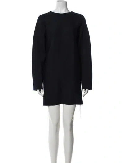 Pre-owned Khaite Wool Mini Dress W/ Tags In Black