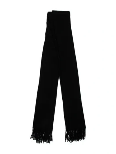 Pre-owned Khaite Wool Scarf In Black