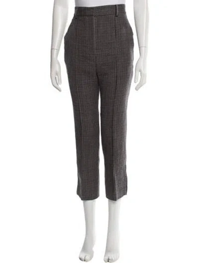 Pre-owned Khaite Wool Straight Leg Pants In Multi