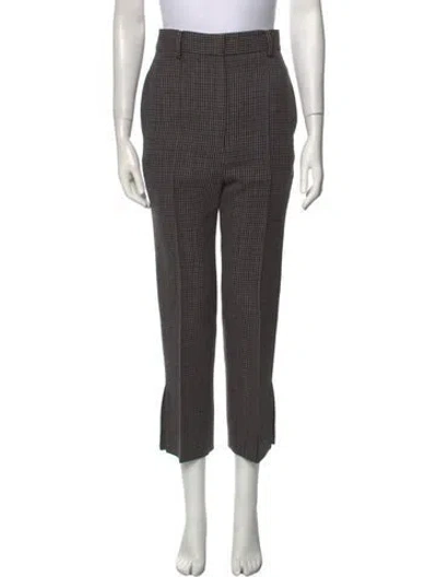 Pre-owned Khaite Wool Straight Leg Pants In Multi