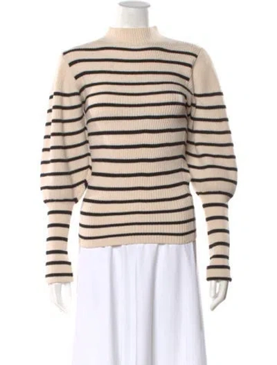 Pre-owned Khaite Wool Striped Sweater
