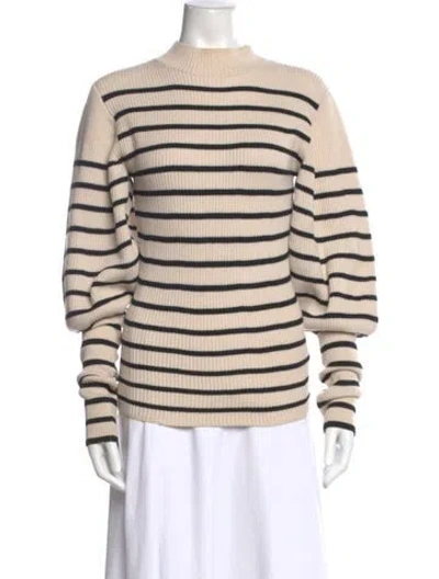 Pre-owned Khaite Wool Striped Top