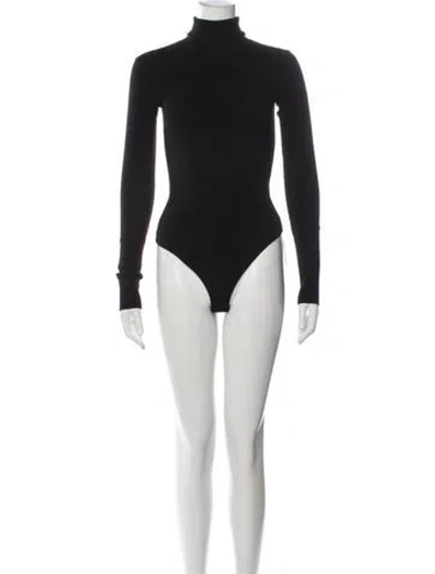 Pre-owned Khaite Wool Turtleneck Sweater In Black
