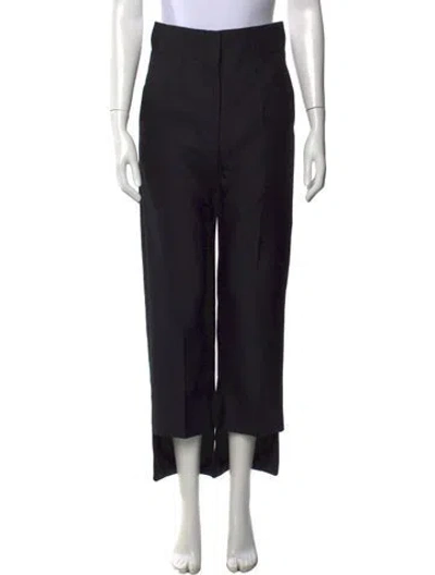 Pre-owned Khaite Wool Wide Leg Pants W/ Tags In Black