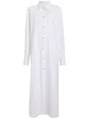 Khaite Wyatt Maxi Dress In White