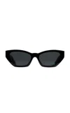 Khaite X Oliver Peoples 1966c Cat-eye Acetate Sunglasses In Black