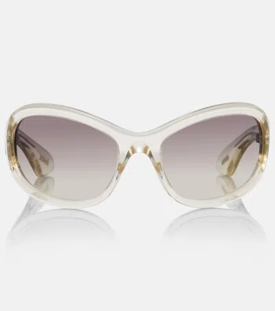 Khaite X Oliver Peoples 1967c Oversized Sunglasses