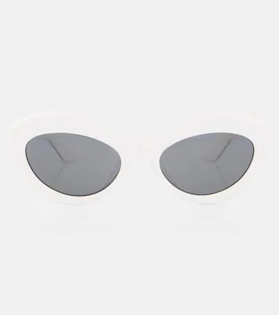Khaite X Oliver Peoples 1968c Cat-eye Sunglasses In Grey