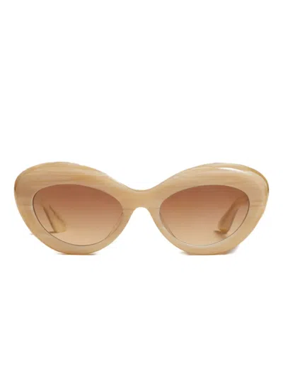 Khaite X Oliver Peoples 1968c Sunglasses In Neutral