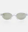Khaite X Oliver Peoples 1969c Round-frame Acetate Sunglasses In White