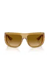 Khaite X Oliver Peoples 1974c Mask-frame Acetate Sunglasses - In Brown