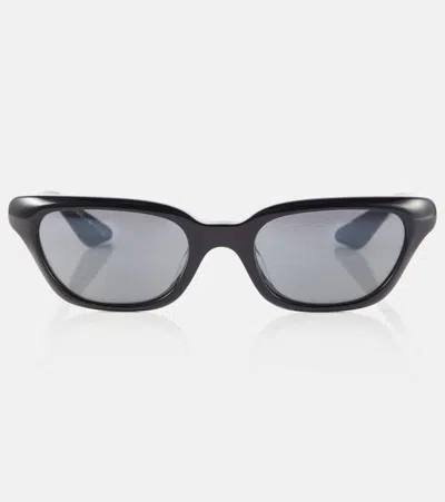Khaite X Oliver Peoples 1983c Cat-eye Sunglasses In Black