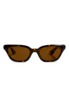 Khaite X Oliver Peoples 1983c Sunglasses In Brown