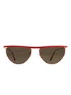 Khaite X Oliver Peoples 1984c Sunglasses In Red