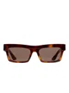 Khaite X Oliver Peoples 1985c Rectangle Sunglasses In Brown