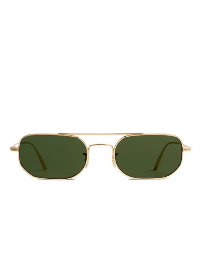 Khaite X Oliver Peoples 1989c Sunglasses In Green