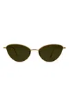 Khaite X Oliver Peoples 1998c Sunglasses In Gold