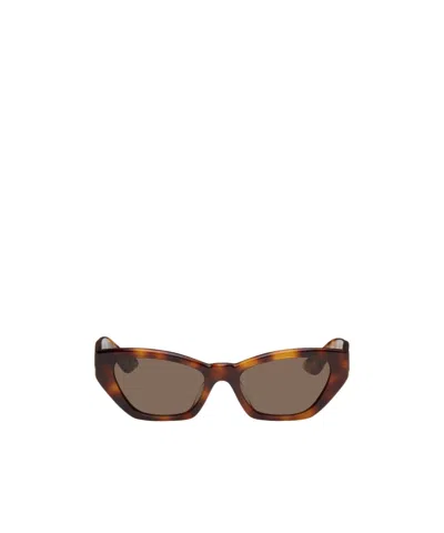 Khaite X Oliver Peoples Collaboration 1961c Cat-eye Sunglasses In Brown
