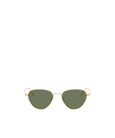Khaite X Oliver Peoples Collaboration 1991c Full-frame Sunglasses In Green