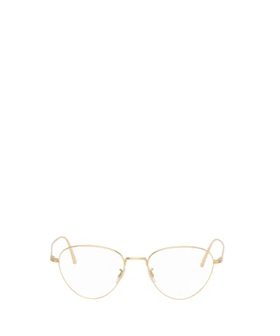 Khaite X Oliver Peoples Collaboration 1991rx Non-prescription Glasses In Gold