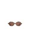 Khaite X Oliver Peoples Logo Sunglasses In Vintage Dtb/brown