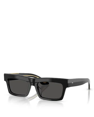 Khaite X Oliver Peoples Pillow Sunglasses, 54mm In Black