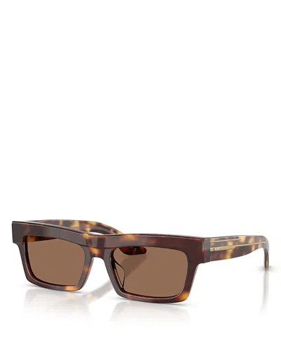 Khaite X Oliver Peoples Pillow Sunglasses, 54mm In Tortoise
