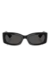 Khaite X Oliver Peoples Square-frame Sunglasses In Black
