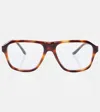 Khaite X Oliver Peoples 1978rx Aviator-frame Acetate Glasses