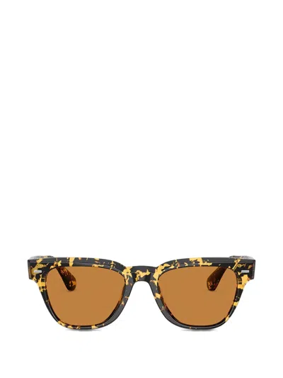 Khaite X Oliver Peoples Tortoiseshell Sunglasses In Brown