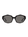 Khaite X Oliver Peoples Women's Oliver Peoples 1971c 57mm Asymmetric Sunglasses In Black