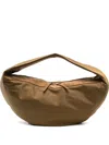 Khaite Xl Olivia Suede Shoulder Bag In Brown