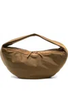 Khaite Xl Olivia Suede Shoulder Bag In Brown