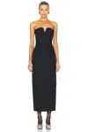 Khaite Yao Dress In Black