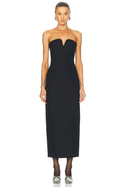 Khaite Yao Dress In Black