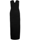 Khaite Yao Dress In Black