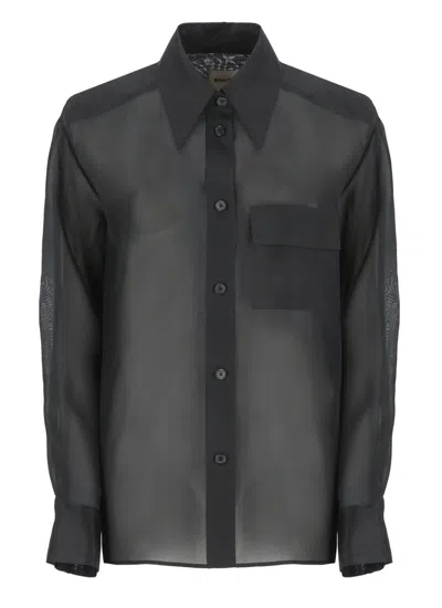 Khaite Yatty Shirt In Black
