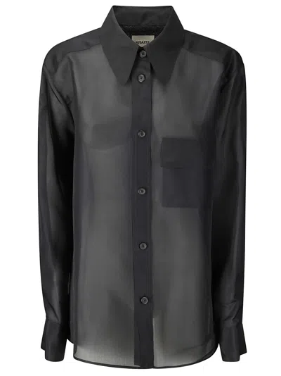 Khaite Yatty Shirt In Black