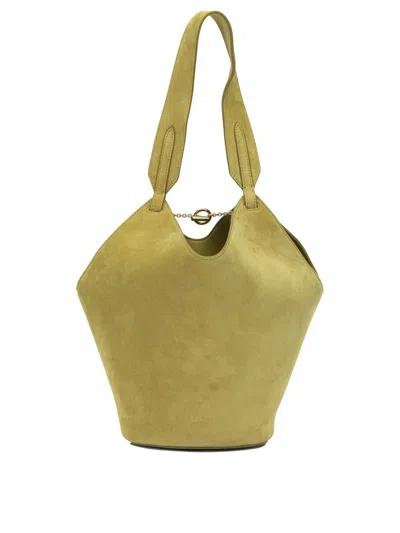 Khaite “莲花”小号单肩包 In Yellow