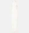 Khaite Maxikleid Zare Aus Rippstrick In Weiss
