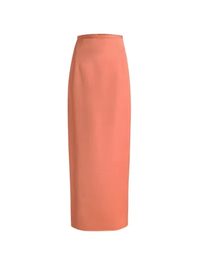 Khaite Zip Skirt In Pink