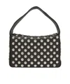 Khaite Elena Small Studded Leather Shoulder Bag In Black