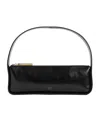 Khaite Lori Crackle Patent Leather Shoulder Bag In Black