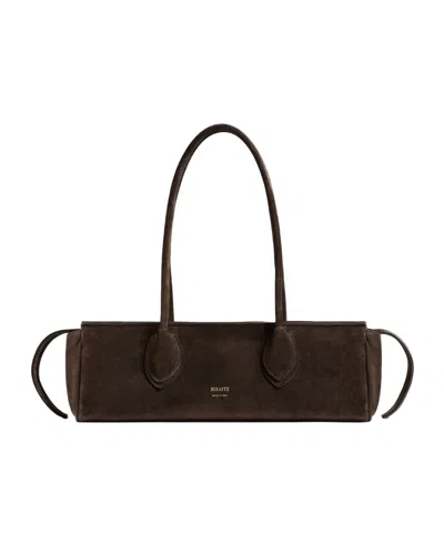 Khaite Donna Shoulder Bag In Brown
