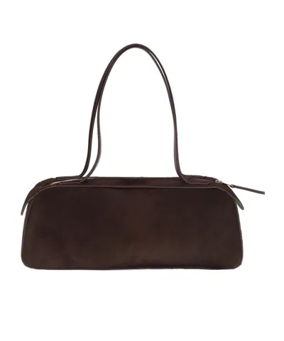 Khaite Zippered Handbag In Brown